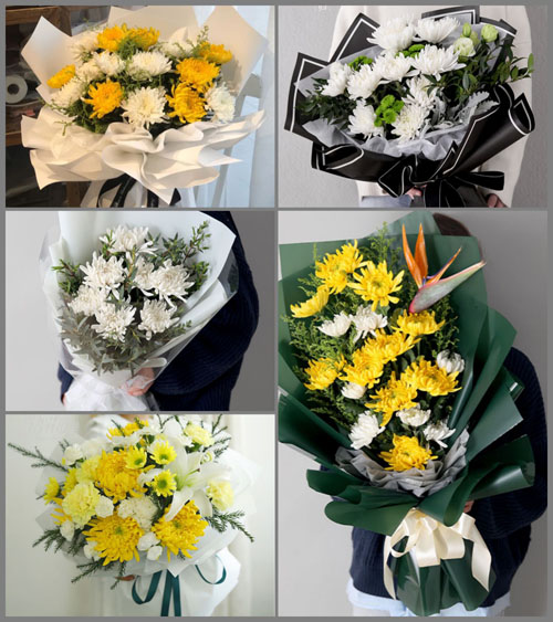 广东江门市恩平市横陂镇湾海村白事花束代送